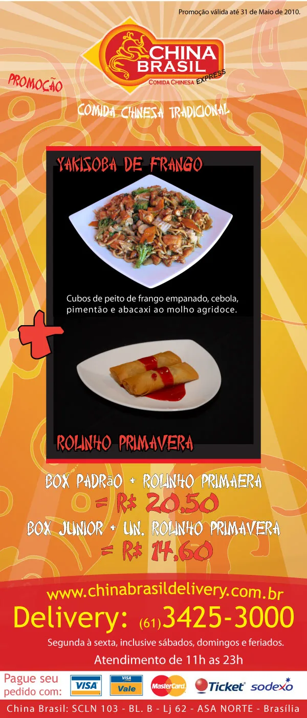 Mail Marketing  Folder - Food COmpany