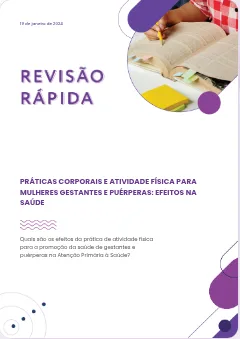 Capa de PDF, saúde de gestantes